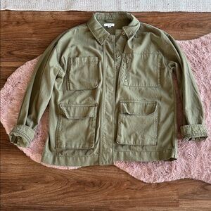 Topshop Khaki Utility Jacket